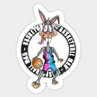 Basketball Mad Crazy About Basketball Sticker